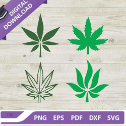 cannabis leaf svg, marijuana svg, weed leaf svg