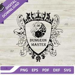For Personal Use Only SVG, Dungeon Master SVG, D1 D20 Dice SVG