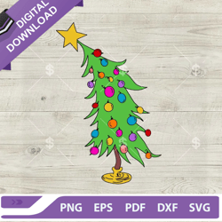 Grinch Christmas Tree Style SVG, Grinch Stole Christmas SVG, Christmas Gift SVG, Xmas Decoration SVG PNG DXF EPS