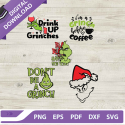 Grinch quotes SVG, Grinch SVg bundle, Grinches Christmas SVG