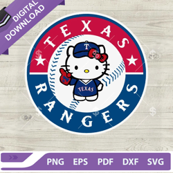 hello kitty texas rangers baseball svg, texas rangers baseball team svg, hello kitty mlb team -derrickstore
