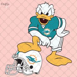 Miami Dolphins Donald Duck Svg, Nfl svg, NFL sport, NFL Sport svg, Sport NFL svg, Sport svg