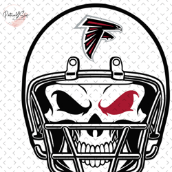 Atlanta Falcons Skull Helmet Svg, Nfl svg, Football svg file, Football logo,Nfl fabric, Nfl football