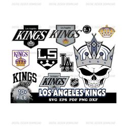 10 FILE Los Angeles Kings Svg Bundle