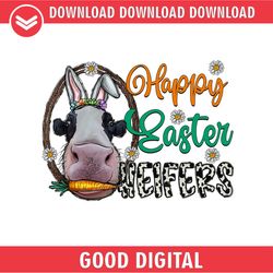 Happy Easter Day Heifers Dairy Cow Carrot PNG