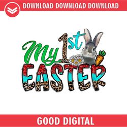 My First Easter Bunny Retro Happy Easter Day PNG