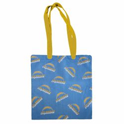 Los Angeles Chargers Cotton Canvas Tote Bag Hand Bag Travel Bag School Grocery Beach Accessories Customizable Strap