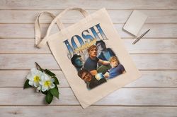 Vintage 90s Graphic Style Limited Josh Hutcherson Eco Tote Bag Cotton Canvas Tote Bag Sustainable Perfect Gift Christmas