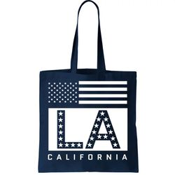 American LA California State Flag Tote Bag