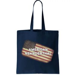American Neanderthal Flag Tote Bag