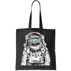 Astronaut With Goldfish Tote Bag