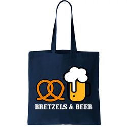Bretzels And Beer Funny Oktoberfest Tote Bag