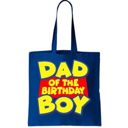 Cartoony Dad of the Birthday Boy Tote Bag