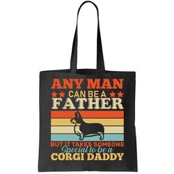 Corgi Father Tote Bag