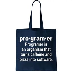 Definition of A Programmer Tote Bag