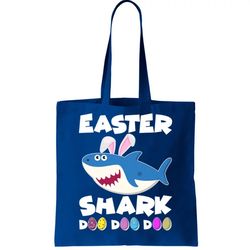 Easter Shark Doo Doo Doo Tote Bag