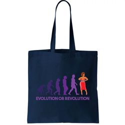 Evolution Or Revolution Tote Bag