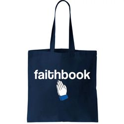 Faithbook Tote Bag