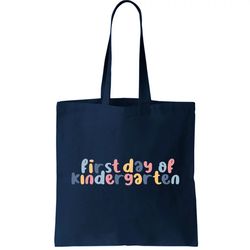 First Day Of Kindergarten Colorful Cute Tote Bag