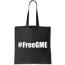 FreeGME Hashtag Stocks Gamestop Stock Market Tote Bag