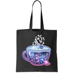 Galaxy Tea Cool Space Graphic Tote Bag