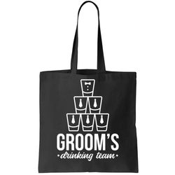 Grooms Drinking Teem Glass Tote Bag