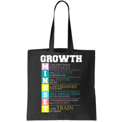 Growth New Mindset And Resolution Tote Bag