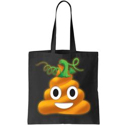 Halloween Pumpkin Poop Emoji Tote Bag