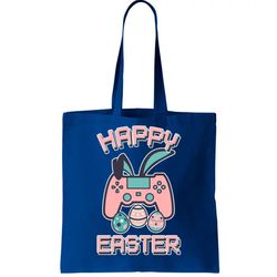 Happy Easter Bunny Game Controller Tote Bag