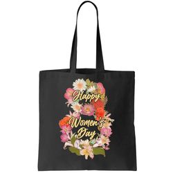 Happy Womens Day March 8 Flowers Tote Bag