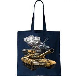 History of The Army Tank Tote Bag