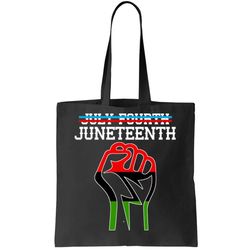 Juneteenth Freedom Fist Tote Bag