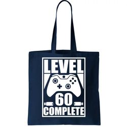 Level 60 Complete Video Gamer 60th Birthday Tote Bag