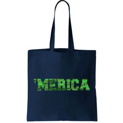 Merica Camo Logo Tote Bag