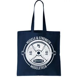 Muscle and Strength Muscletech Tote Bag