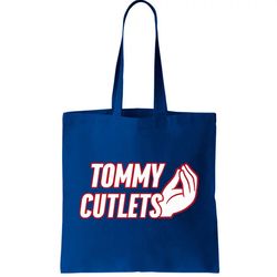 NY Italian Hand Gesture Tommy Cutlets Football Quarterback Tote Bag