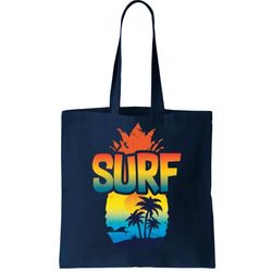 Pineapple Summer Surf Tote Bag