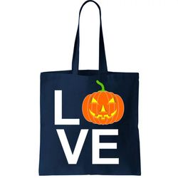 Pumpkin Love Halloween Tote Bag