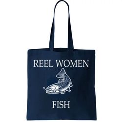 Real Women Fish Tote Bag