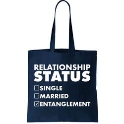 Relationship Status Entanglement Tote Bag