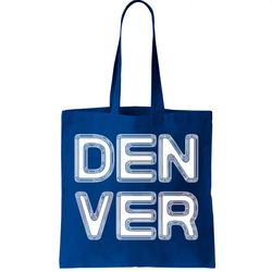 Retro Denver Tote Bag