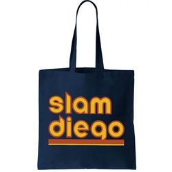 Retro Slam Diego Baseball San Fan Tote Bag