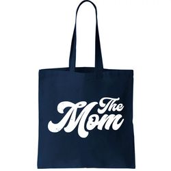 Retro The Mom Matching Family Tote Bag