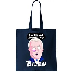 Rumbling Bumbling Joe Biden Cartoon Tote Bag