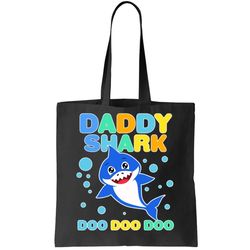Scary Daddy Shark Doo Doo Doo Halloween Tote Bag