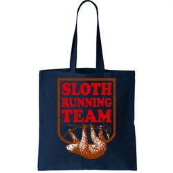 Sloth Running Team Vintage Tote Bag