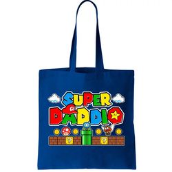 Super Daddio Dad Video Gamer Tote Bag