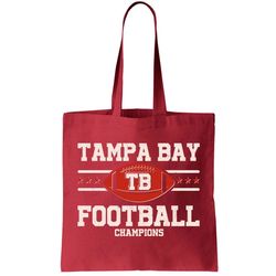 Tampa Bay TB Football Champions Tote Bag