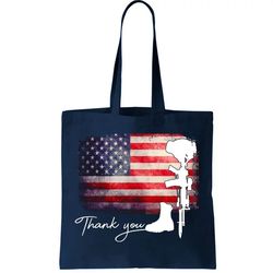 Thank You Veterans Memorial Day Tote Bag