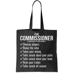 The Commissioner Fantasy Football Tote Bag